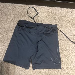 Nike black biker shorts
